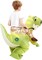 GOOSH Inflatable Kids and Adults Halloween Blow up Funny Riding Dinosaur Costume